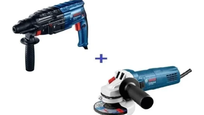 Bosch GBH 240 Kırıcı Delici + GWS 750-125 Taşlama Elektrikli El Aleti Seti