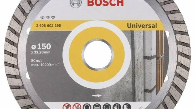 Bosch - Standard Seri Genel Yapı Malzemeleri İçin Turbo Segmanlı Elmas Kesme Diski 150 mm