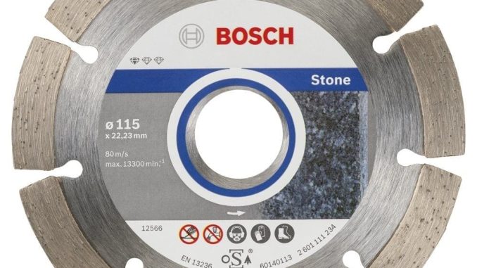 Bosch - Standard Seri Taş İçin, 9+1 Elmas Kesme Diski Set 115 mm