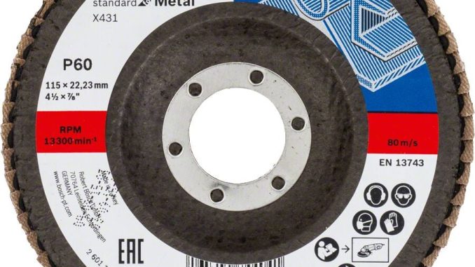 Bosch - 115 mm 60 Kum Standard Seri AlOX Flap Disk