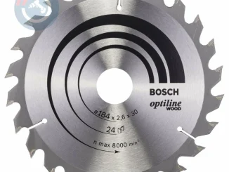 Bosch - Optiline Serisi Ahşap için Daire Testere Bıçağı 184*30 mm 24 Diş