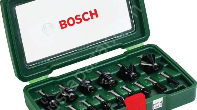 Bosch - 15 Parça Freze Seti 8 mm Şaftlı 2607019469